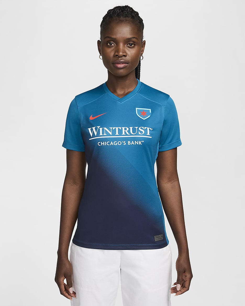 Chicago Red Stars 2024 Stadium Secondary Women s Nike Dri FIT NWSL Replica Jersey. Nike